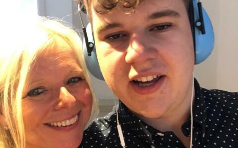 Amanda and her son Lynden