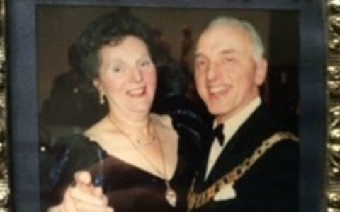 Cicely and her husband Alan