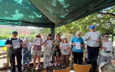 ECL Loughton customers receiving their thank you certificates from the Loughton Town Mayor 1