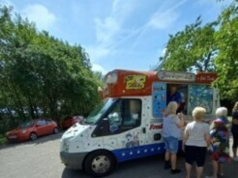 A visit from the Ice Cream Van at ECL Loughton!