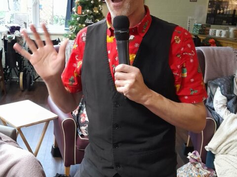 A sing song at ECL Loughton.