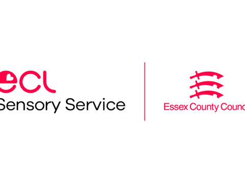 ECL Sensory Service Logo Lock Up in conjunction with Essex County Council.