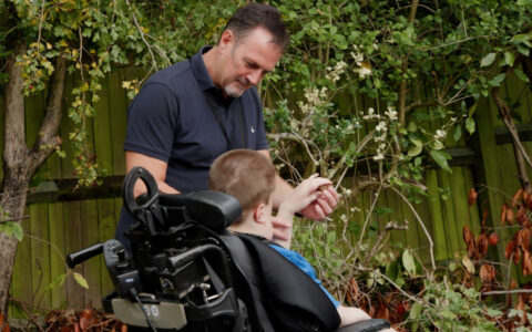 Nick Hart with a customer enjoying the outdoors and nature